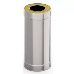 Сэндвич-труба 0,5м, ф 150х210, AISI 439/439, 1,0мм/0,5мм, (К)