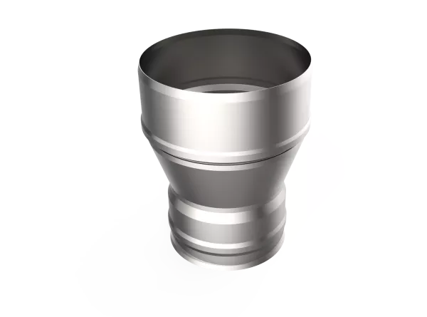 Переходник ф 140х115, AISI 439/1,0мм, h=180мм